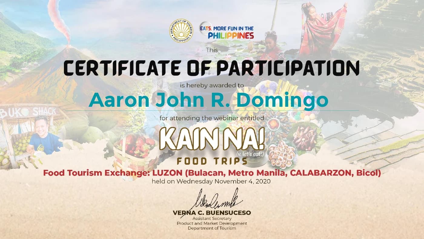 Approved preview of Food Tourism Exchange: Luzon