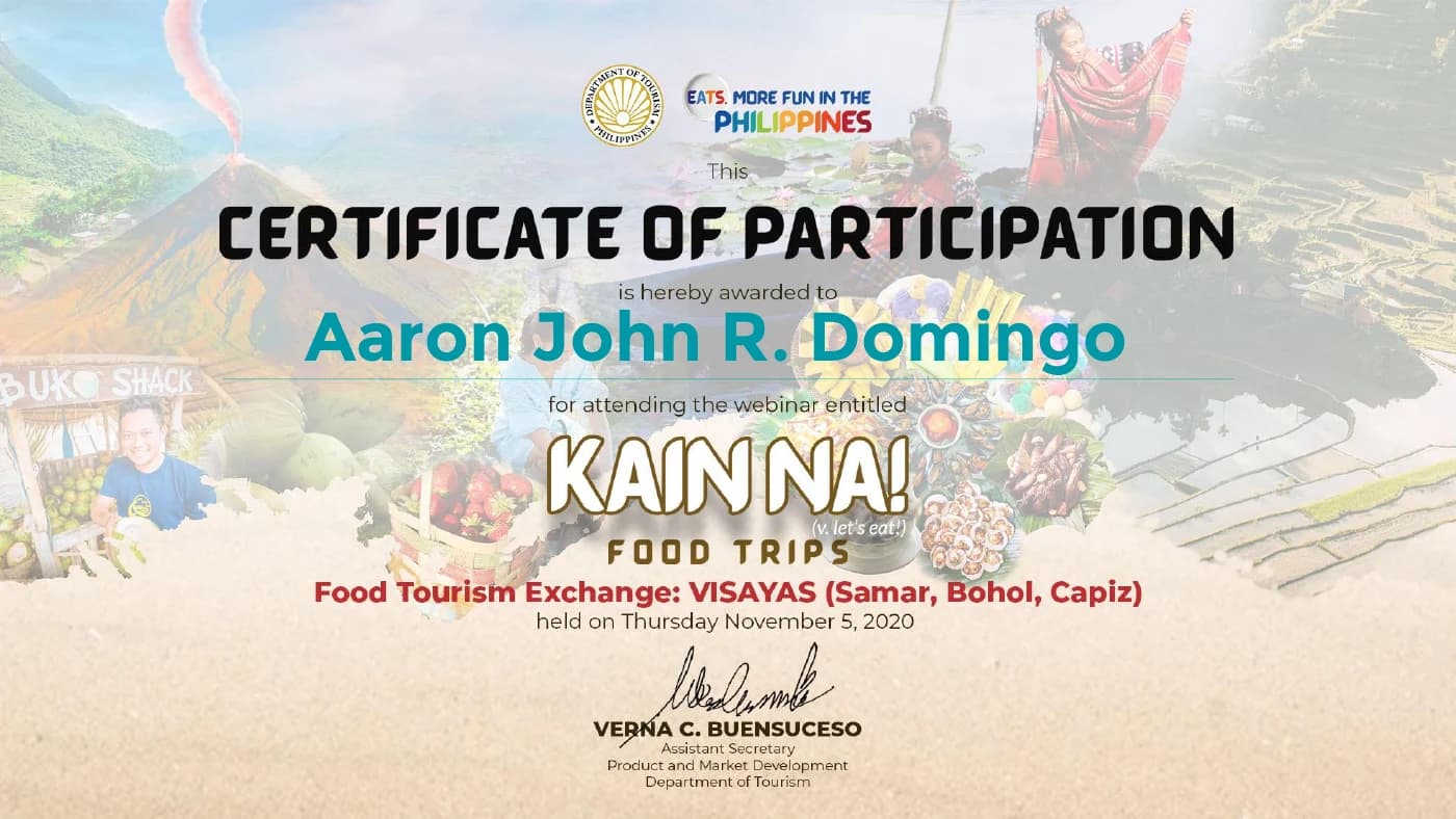 Approved preview of Food Tourism Exchange: Visayas